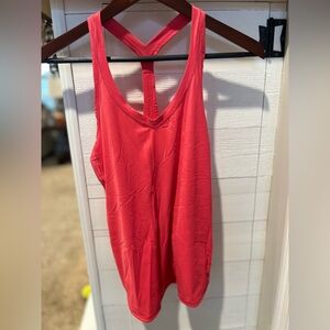 lululemon athletica Coral Racerback Tank Top size 8. 1415